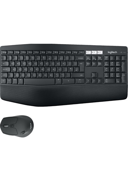 MK850 Performans Kablosuz Türkçe Klavye Mouse Seti - Siyah