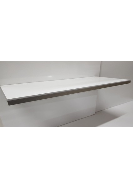 De&se Design Duvar Rafı Kitap Rafı Süs Rafı 3'lü(50-40-30 Cm)Duvar Rafı Parlak Beyaz Mdf-Gri Beyaz Çift Renk Kenar Bantlı fiyatları