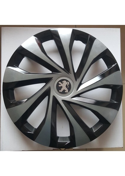 Peugeot 207 15'' Inç Çelik Jant Görünümlü Renkli 4lü Set Jant Kapağı