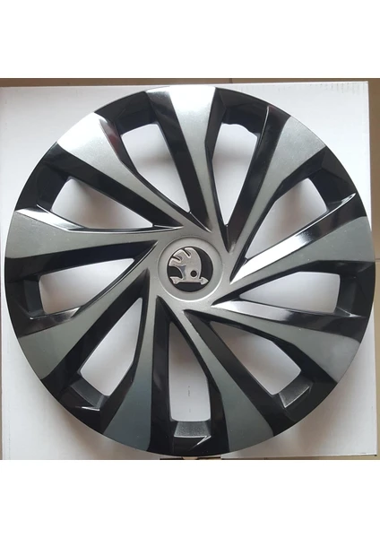 Skoda Fabia Pratik 15'' Inç Çelik Jant Görünümlü Renkli 4lü Set Jant Kapağı