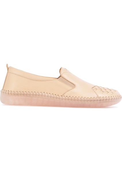 04132 Bej Kadın Günlük Ayakkabı