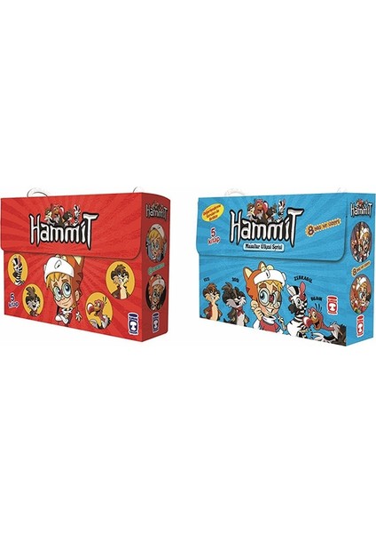 Hammis Masallar Ülkesi Serisi (5 Kitap) ve Hammit Gizemli Geçit Serisi (5 Kitap ) 2'li Hikaye Seti