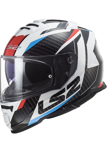 Storm Racer Mavi-Kırmızı Kask