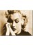 Cakatablo Ahşap Tablo Marilyn Monroe Siyah Beyaz Benli 1