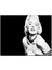Cakatablo Ahşaptablo Marilyn Monroe Siyah Fon Kolye 1