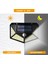 Zauss 100 LED Solar PIR Hareket Sensörlü Su Geçirmez Duvar Bahçe Lambası IP65 2