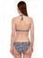 40664 Siyah Beyaz Çiçekli Bikini Takımı 2