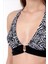 40664 Siyah Beyaz Çiçekli Bikini Takımı 3