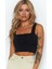 Mad Girls Siyah Crop MG1010 1