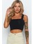 Mad Girls Siyah Crop MG1010 2