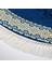 Exclusive Saray Saçaklı Dijital Halı Oval Eloise Mavi̇ 2