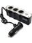 3 Port + 1 USB Oto Araç Çakmaklık Çoğaltıcı Çoklayıcı Hub 1