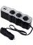 3 Port + 1 USB Oto Araç Çakmaklık Çoğaltıcı Çoklayıcı Hub 5