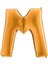 Harf Balon Folyo 100 cm Gold M 1