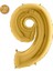 Rakam Balon Folyo 100 cm Gold 9 1