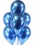 Mavi Krom Metalik Balon (Aynalı Balon) 10 Adet 3