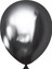 Siyah Krom Metalik Balon (Aynalı Balon) 10 Adet 1