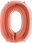 Rakam Balon Folyo 100 cm Rose Gold 0 1