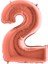Rakam Balon Folyo 100 cm Rose Gold 2 1