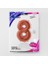 Rakam Balon Folyo 100 cm Rose Gold 8 2