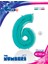 Rakam Balon Folyo 100 cm Tiffany (Yeşil) 6 2