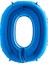 Rakam Balon Folyo 100 cm Mavi 0 1