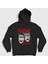 Unisex Siyah Theatre Mötley Crüe Kapüşonlu Sweatshirt 1