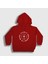 Unisex Çocuk Kırmızı Circle 30 Seconds To Mars Kapüşonlu Sweatshirt 1