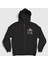 Unisex Siyah Ghost The Misfits Fermuarlı Kapüşonlu Sweatshirt 1