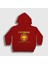 Unisex Çocuk Kırmızı Conspiracy The Offspring Kapüşonlu Sweatshirt 1