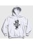 Unisex Beyaz Shogun Trivium Kapüşonlu Sweatshirt 1