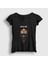Kadın Siyah Head Tool T-Shirt 1