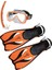 Set Pms Oceo Çocuk Palet, Maske, Şnorkel Turuncu - 27-31 1