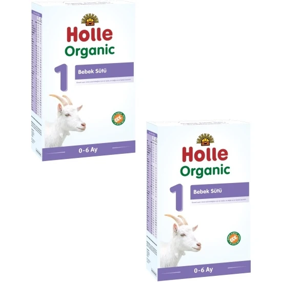 Holle Organik 1 Keçi Devam Sütü 400 gr 2'li Paket