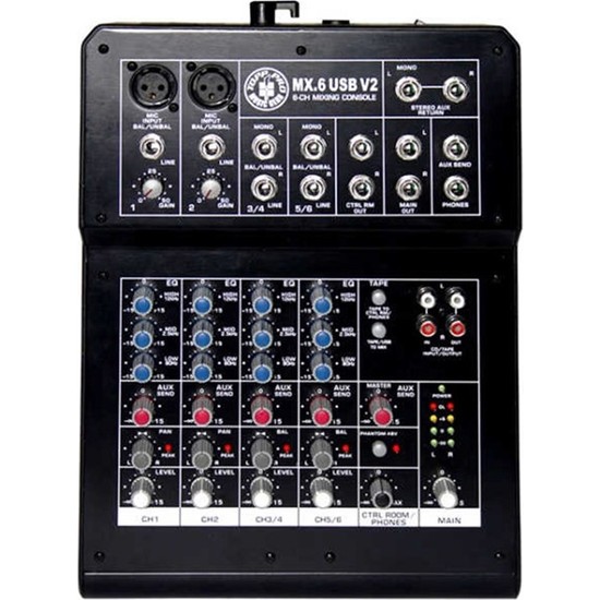 Topp Pro MX.6V2 USB 6 Kanal Deck Mixer Fiyatı Taksit Seçenekleri