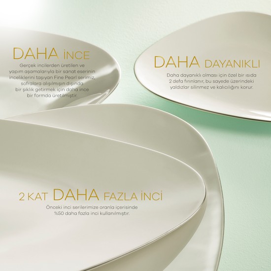 Karaca Fine Pearl Quartz Gold 12 Kişilik 62 Parça Yemek Fiyatı