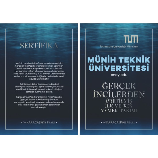 Karaca Fine Pearl Grace Mint 86 Parça İnci Yemek Takımı Fiyatı