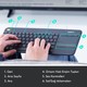 Logitech K400 Plus Dokunmatik Yüzeyli USB Bağlantılı Türkçe Q TV Klavyesi - Siyah Logitech K400 Plus Dokunmatik Yüzeyli USB Bağlantılı Türkçe Q TV Klavyesi - Siyah