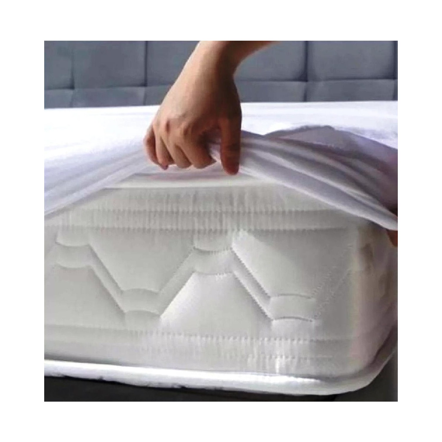 elfin fitted sivi gecirmez yatak koruyucu 135x195 27cm fiyati