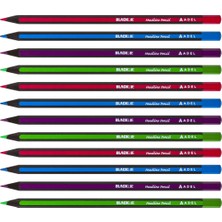 Adel Blackline Renkli Kurşun Kalem Başlık Kalemi 12'li