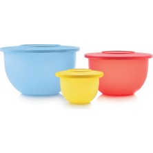 Tupperware 3'lü Eko Kap Hazırlama ve Saklama Seti