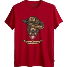 Bad Bear Erkek PARLAK KIRMIZI T-Shirt
