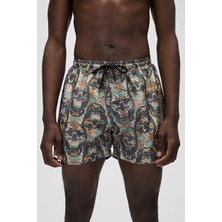 Bad Bear Erkek Haki Yüzücü Mayosu