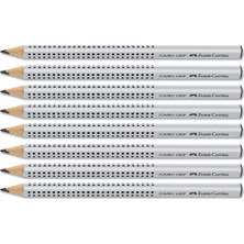Faber-Castell Grip 2001 Jumbo Üçgen Kurşun Kalem Gri 8'li