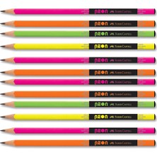 Faber-Castell Neon Üçgen Kurşun Kalem 12'li