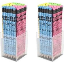 Faber-Castell Flowers 2b Silgili Yuvarlak Kurşun Kalem 144'LÜ