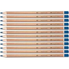 Faber-Castell Naturel Mavi Renkli Kurşun Kalem 12'li