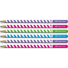 Faber-Castell Candy Roll 2b Yuvarlak Kurşun Kalem 6'lı