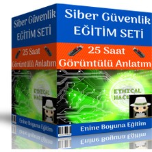 Enine Boyuna Eğitim Siber Güvenlik Eğitim Seti (25 Saat Özel Anlatım)