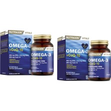 Nutraxin Omega3 Coq-10 60 Softjel x 2 Adet